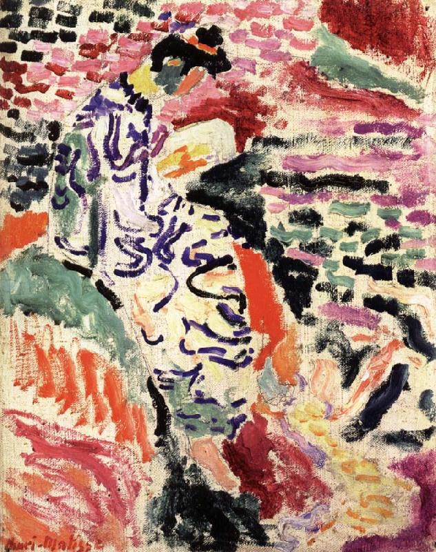 Henri Matisse Woman in a Japanese Robe oil painting image